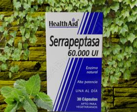 Serrapeptasa 60.000 UI | Health Aid | 30 cpsulas