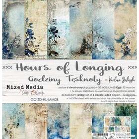 Stack de Papeles 30x30 Hours of longing Mix Media | Craft O`Clock | 30,5x30,5cm