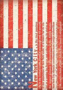 Papel de arroz A4 | Stamperia | Bandera U.S.A.