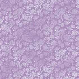 Fieltro decorado de 30 x 30 | Stamperia | Flores violetas