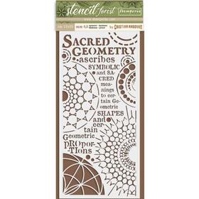 Plantilla estarcido ´Forest sacred geometry´ | Stamperia