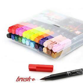 Koi Coloring Brusch Pen  | Bruynzee | set 24 colores