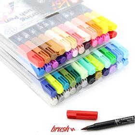 Koi Coloring Brusch Pen  | Bruynzee | Set 48 colores