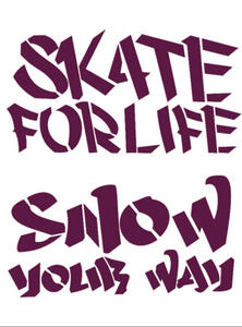 Plantilla Skate For Life  | Dayka | Skate For Life