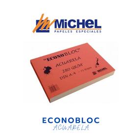 Papel acuarela bloc Econobloc  280gr/m2 Michel | Michel | 75 hojas