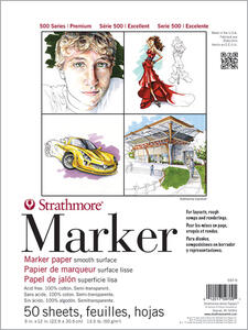 Papel bloc marker Strathmore serie 500  | Strathmore