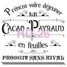 Plantilla Cacao Payraud