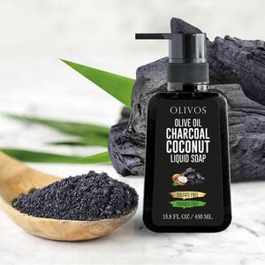 Jabón Líquido Carbón de Coco Artesanal