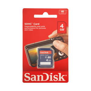 Tarjeta SDHC Card 4GB