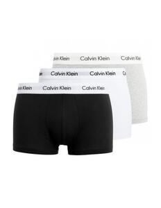 Boxer Calvin Klein pack 3 unidades | Calvin Klein | Boxer blanco, gris y negro con cinturilla blanca
