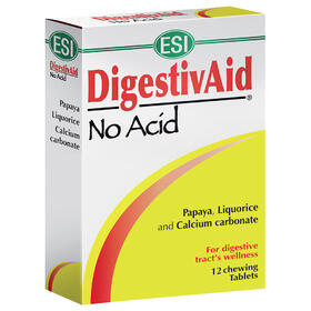 Digestivaid No Acid  | Esi | 12 tabletas