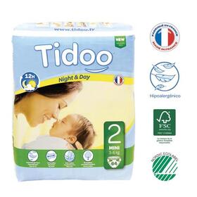 Paales Ecologicos T2 Mini (3-6 kilos) | Tidoo | T2 Mini 64 unidades
