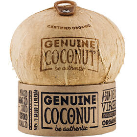 Agua de Coco de Tailandia | Genuine Coconut | 400 gramos