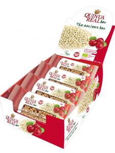 Barrita de quinoa y arándanos rojos | Quinua Real | Barrita de 25 gramos