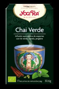 Infusin Chai Verde | Yogi Tea | 17 bolsitas de infusin