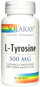 L-Tirosina 500 mg | Solaray | 50 cápsulas