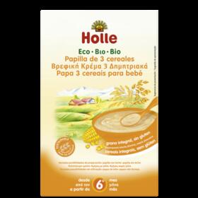 Papilla 3 cereales eco | Holle | Paquete 250 g