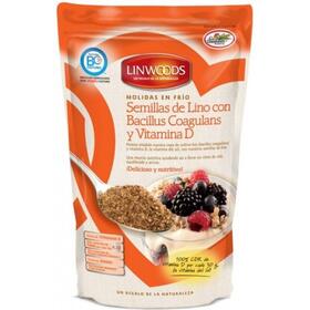 Semillas lino molidas con probitico y vitamina D BIO | Linwoods | 360 gramos