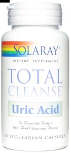 Total Cleanse Uric Acid  | Solaray | 60 cápsulas