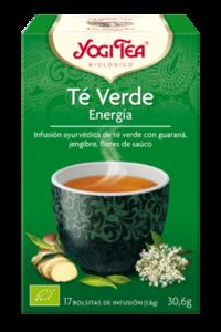 Infusin T Verde Energa | Yogi Tea | 17 bolsitas de infusin