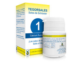 SALES DE SCHSSLER N 1 Calcium Fluoratum (Fluoruro de Calcio) | Tegor | 350 comprimidos (aprox.)