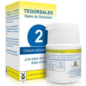 SALES DE SCHSSLER N 2 Calcium Phosphoricum (Fosfato de Calcio) | Tegor | 350 comprimidos (aprox.)