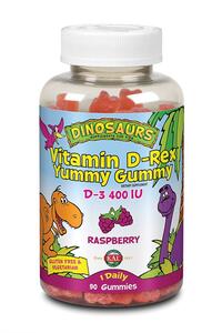 Vitamina D - Rex Yummy Gummy | Kal | 90 gominolas