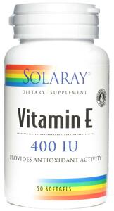 Vitamina E 400 IU  | Solaray | 50 cápsulas